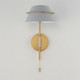Lucas One Light Wall Sconce (25220LFGNAB)