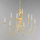 Paloma Nine Light Chandelier (2889GL)