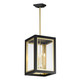 Maxim - 30058CLBKGLD - Four Light Outdoor Pendant - Neoclass - Black / Gold