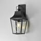 Storybook One Light Outdoor Wall Sconce (30363CLBK)