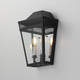 Oxford Two Light Outdoor Wall Sconce (30593CLBK)