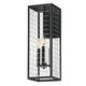 Maxim - 30694CLBK - Three Light Outdoor Wall Sconce - Magnus - Black