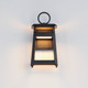 Pagoda LED Outdoor Wall Sconce (30742BK)