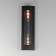 Triform Two Light Outdoor Wall Sconce (30762CRBKAB)