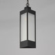 Triform One Light Outdoor Pendant (30764CRBKAB)