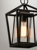 Artisan One Light Outdoor Hanging Lantern (3179CLBK)
