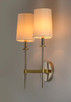 Uptown Two Light Wall Sconce (32392OFSBRPN)