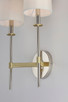 Uptown Two Light Wall Sconce (32392OFSBRPN)