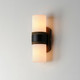 Ruffles Two Light Outdoor Wall Sconce (32651SWBKAB)