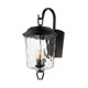 Maxim - 34214WGDBZ - Three Light Outdoor Wall Sconce - Prescott - Dark Bronze