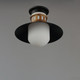 Admiralty One Light Outdoor Flush Mount (35120SWBKAB)