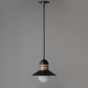 Admiralty One Light Outdoor Pendant (35121SWBKAB)