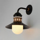 Admiralty One Light Outdoor Wall Sconce (35124SWBKAB)