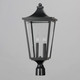 Sutton Place VX Two Light Outdoor Post Lantern (40230CLBK)