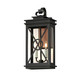 Maxim - 40806CLACPBK - Two Light Outdoor Wall Sconce - Yorktown VX - Black/Aged Copper