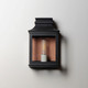 Savannah VX One Light Outdoor Wall Sconce (40912CLACPBO) Savannah VX One Light Outdoor Wall Sconce (40912CLACPBO)