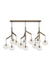 Visual Comfort Modern - 700SDNMPL3CR-LED927 - LED Chandelier - Sedona - Aged Brass
