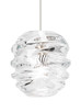 Visual Comfort Modern - 700TDADRCS - One Light Pendant - Audra - Satin Nickel