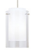 Visual Comfort Modern - 700TDECPCS - One Light Pendant - Echo - Satin Nickel