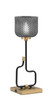 Toltec Lighting - 60-MBNAB-4612 - One Light Accent Lamp - Sandia - Matte Black & New Age Brass