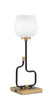 Toltec Lighting - 60-MBNAB-4811 - One Light Accent Lamp - Sandia - Matte Black & New Age Brass