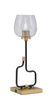 Toltec Lighting - 60-MBNAB-4812 - One Light Accent Lamp - Sandia - Matte Black & New Age Brass