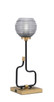 Toltec Lighting - 60-MBNAB-5112 - One Light Accent Lamp - Sandia - Matte Black & New Age Brass