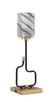 Toltec Lighting - 60-MBNAB-549 - One Light Accent Lamp - Sandia - Matte Black & New Age Brass