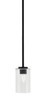 Toltec Lighting - 6201-MB-300 - One Light Mini Pendant - Sandia - Matte Black