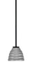 Toltec Lighting - 6201-MB-425-GP - One Light Mini Pendant - Sandia - Matte Black