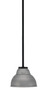 Toltec Lighting - 6201-MB-427-GP - One Light Mini Pendant - Sandia - Matte Black