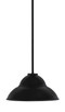 Toltec Lighting - 6201-MB-428-MB - One Light Pendant - Sandia - Matte Black
