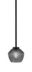 Toltec Lighting - 6201-MB-4622 - One Light Mini Pendant - Sandia - Matte Black
