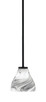 Toltec Lighting - 6201-MB-4769 - One Light Mini Pendant - Sandia - Matte Black