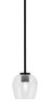 Toltec Lighting - 6201-MB-4810 - One Light Mini Pendant - Sandia - Matte Black