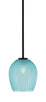 Toltec Lighting - 6201-MB-4905 - One Light Mini Pendant - Sandia - Matte Black
