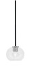 Toltec Lighting - 6201-MBGP-202 - One Light Mini Pendant - Sandia - Matte Black & Graphite