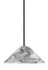 Toltec Lighting - 6201-MBGP-2169 - One Light Pendant - Sandia - Matte Black & Graphite