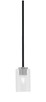 Toltec Lighting - 6201-MBGP-300 - One Light Mini Pendant - Sandia - Matte Black & Graphite