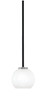Toltec Lighting - 6201-MBGP-4101 - One Light Mini Pendant - Sandia - Matte Black & Graphite