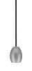 Toltec Lighting - 6201-MBGP-426-GP - One Light Mini Pendant - Sandia - Matte Black & Graphite