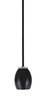 Toltec Lighting - 6201-MBGP-426-MB - One Light Mini Pendant - Sandia - Matte Black & Graphite