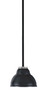 Toltec Lighting - 6201-MBGP-427-MB - One Light Mini Pendant - Sandia - Matte Black & Graphite