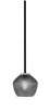 Toltec Lighting - 6201-MBGP-4622 - One Light Mini Pendant - Sandia - Matte Black & Graphite