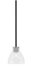 Toltec Lighting - 6201-MBGP-4760 - One Light Mini Pendant - Sandia - Matte Black & Graphite