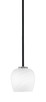 Toltec Lighting - 6201-MBGP-4811 - One Light Mini Pendant - Sandia - Matte Black & Graphite