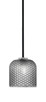 Toltec Lighting - 6201-MBGP-4912 - One Light Mini Pendant - Sandia - Matte Black & Graphite