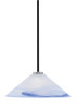 Toltec Lighting - 6201-MBGP-514 - One Light Pendant - Sandia - Matte Black & Graphite