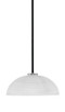 Toltec Lighting - 6201-MBGP-540 - One Light Pendant - Sandia - Matte Black & Graphite