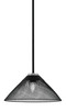 Toltec Lighting - 6201-MBGP-808-MB - One Light Mini Pendant - Sandia - Matte Black & Graphite